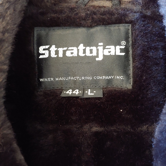 EUC! Vintage STRATOJAC SWEDE LEATHER JACKET - Picture 6 of 15